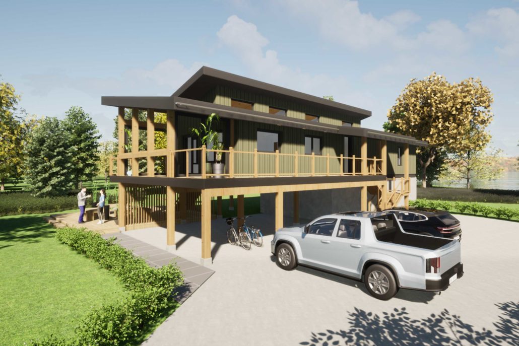 Canim Lake Render Front View